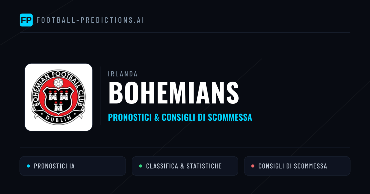 Pronostici e Statistiche Bohemians