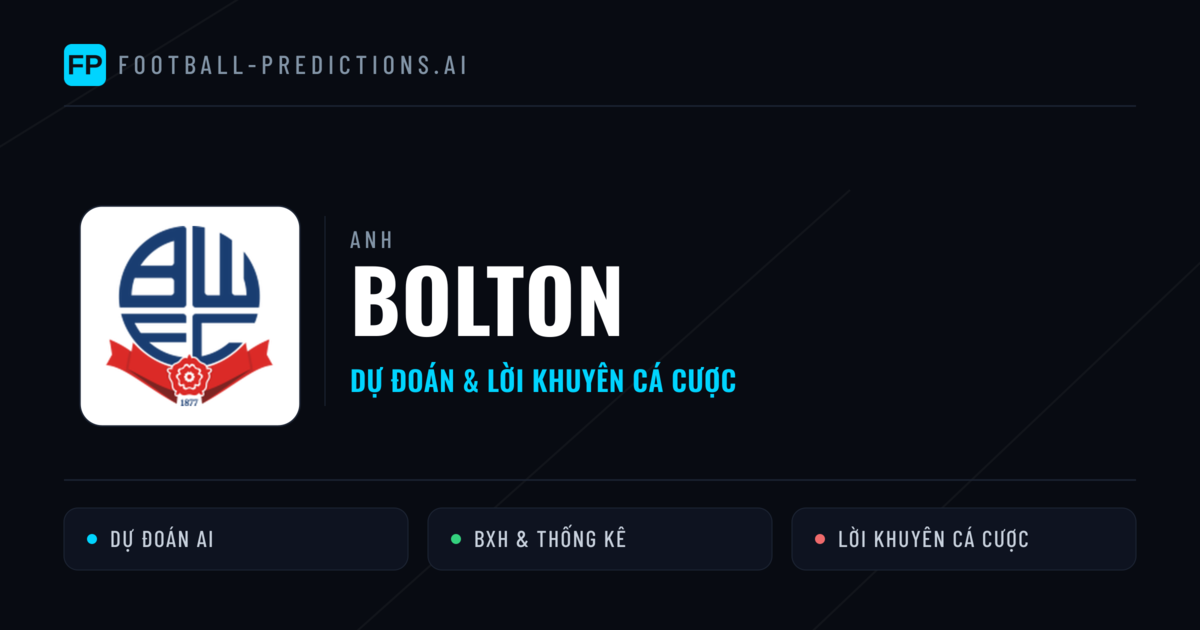 Bolton Dự đoán & Thống kê