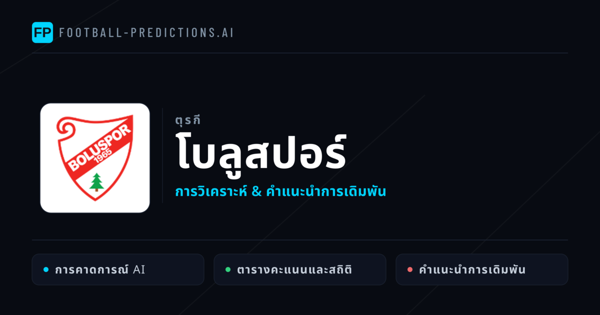 โบลูสปอร์ การวิเคราะห์และสถิติ