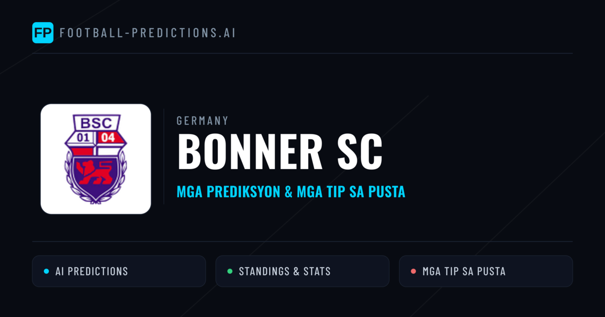 Bonner SC Predictions & Stats