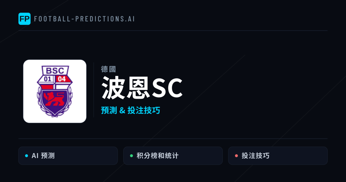 波恩SC 運彩分析｜足球預測與數據