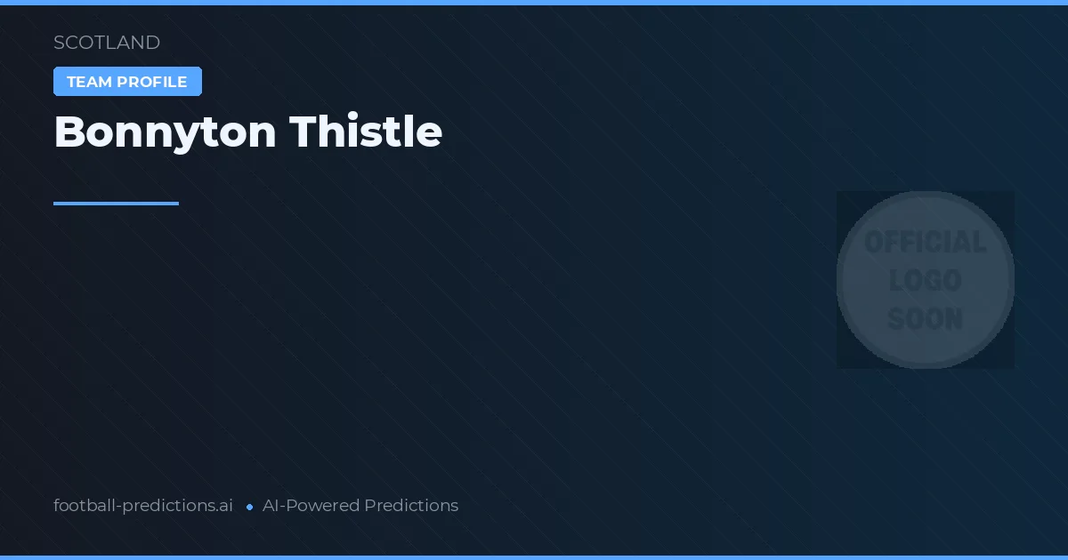Pronostici e Statistiche Bonnyton Thistle