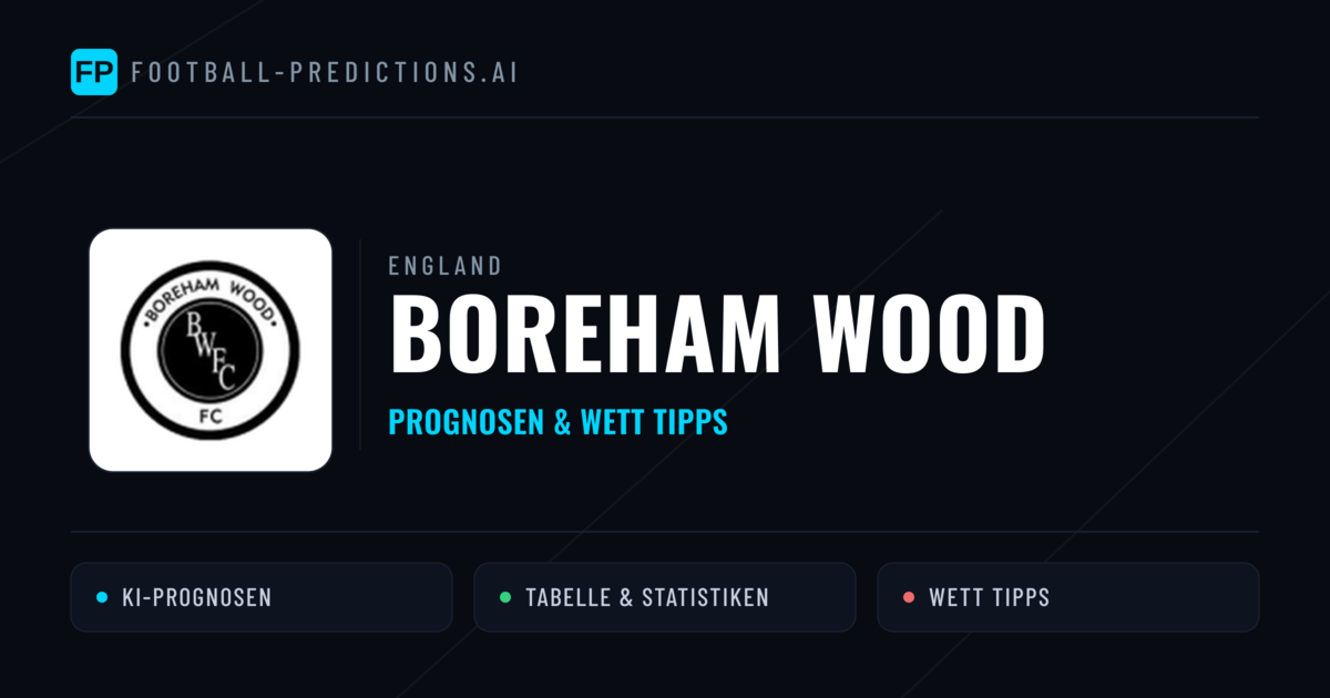 Boreham Wood Prognosen & Statistiken