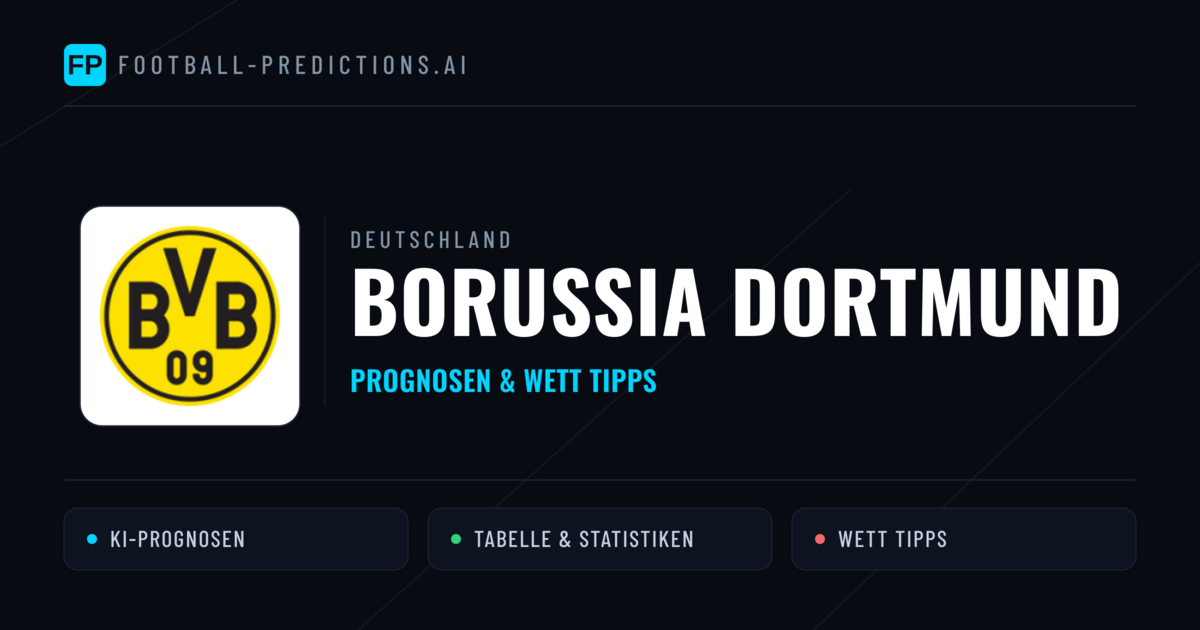 Borussia Dortmund Prognosen & Statistiken