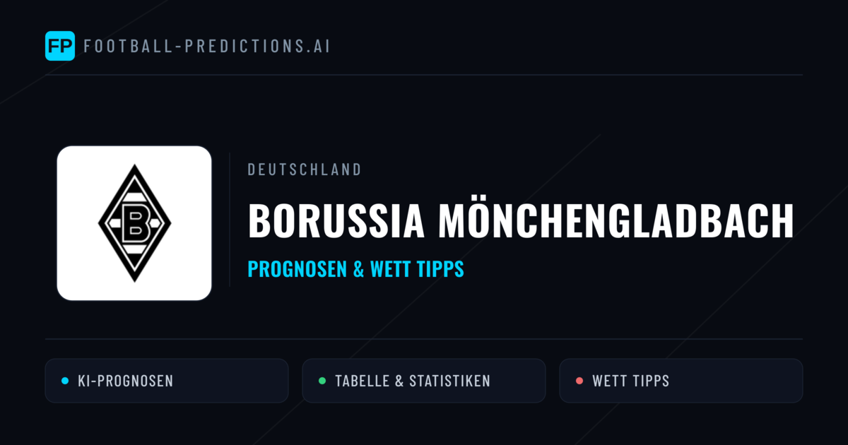Borussia Mönchengladbach Prognosen & Statistiken