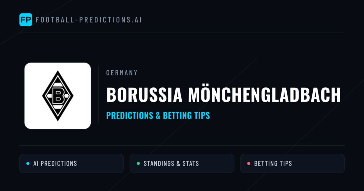 Borussia Mönchengladbach Predictions & Stats