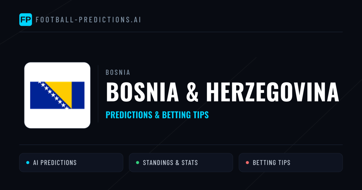 Bosnia & Herzegovina Predictions & Stats