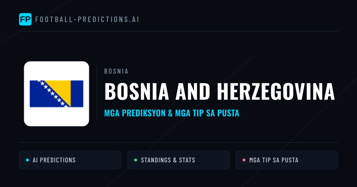 Bosnia and Herzegovina Predictions & Stats