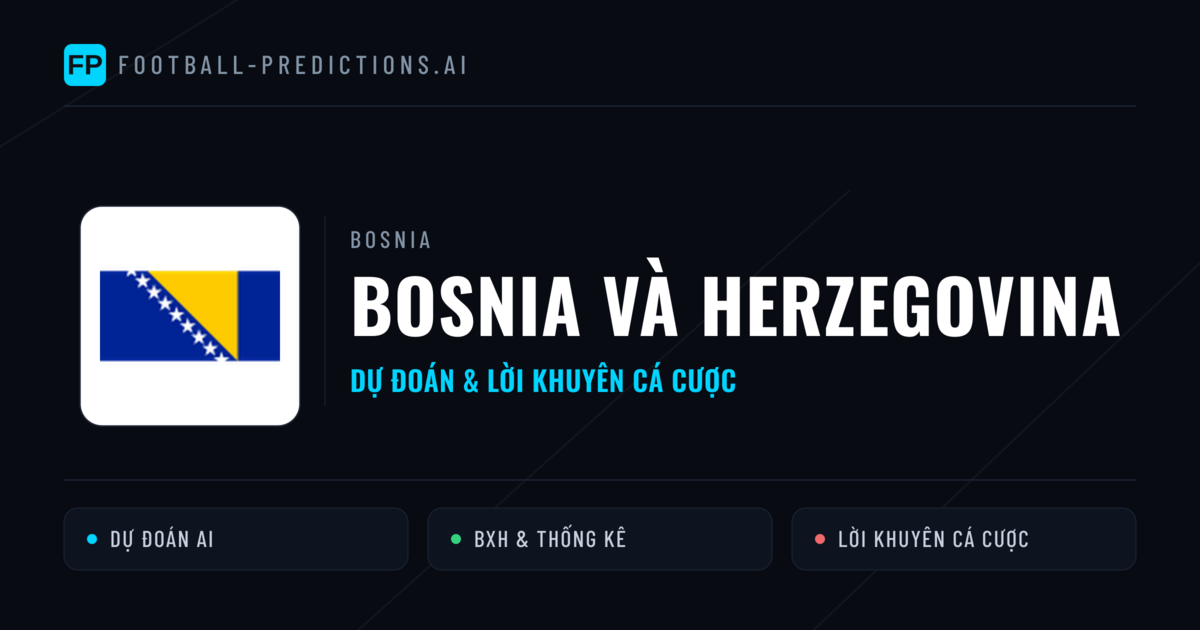 Bosnia và Herzegovina Dự đoán & Thống kê