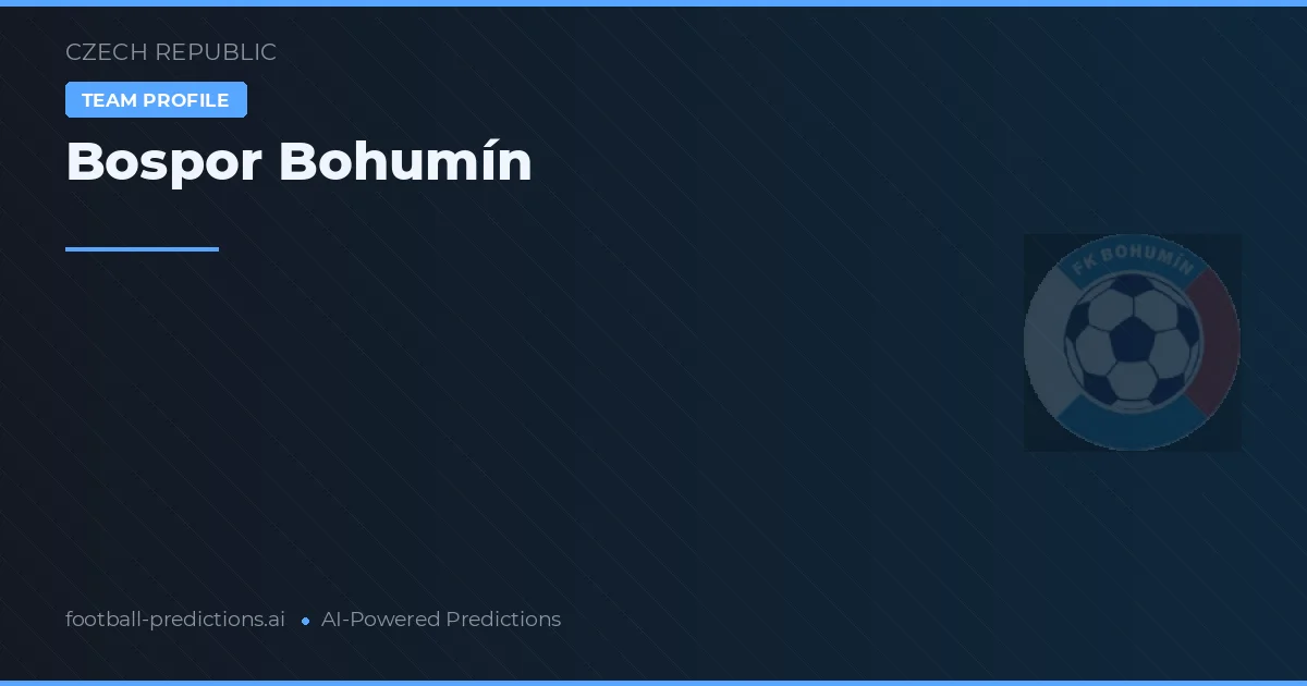 Pronostici e Statistiche Bospor Bohumín