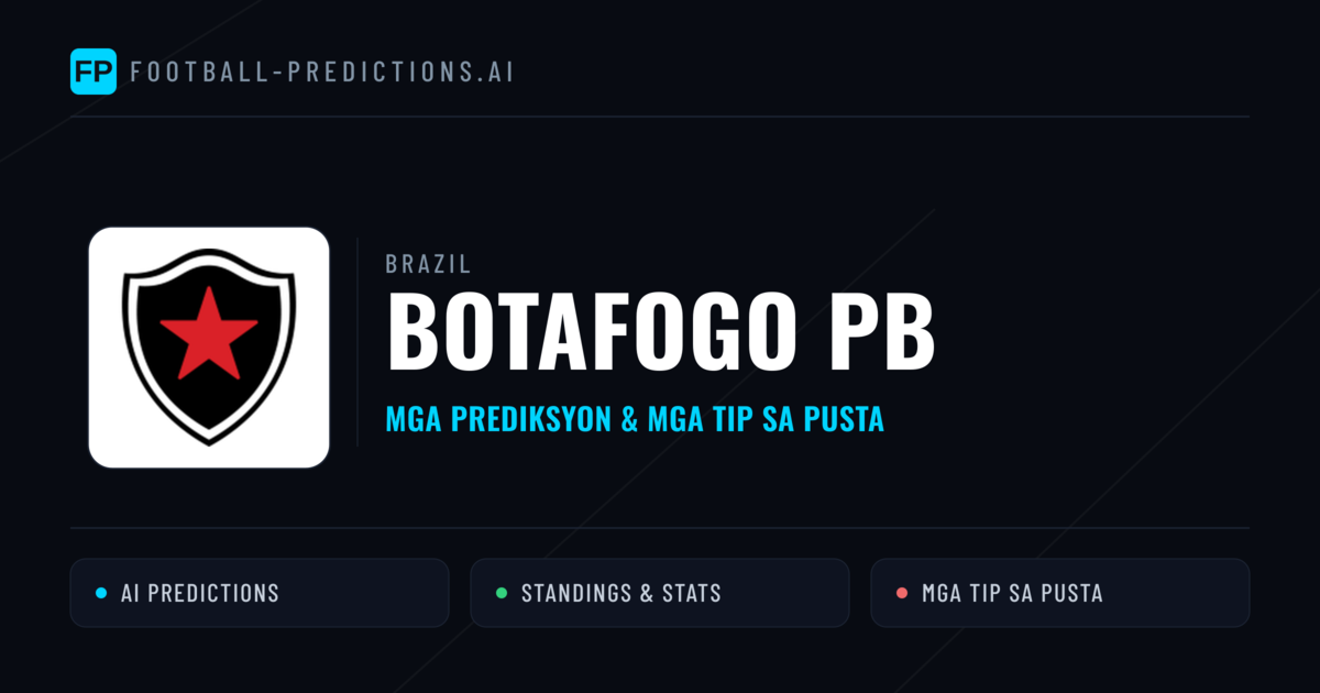 Botafogo PB Predictions & Stats