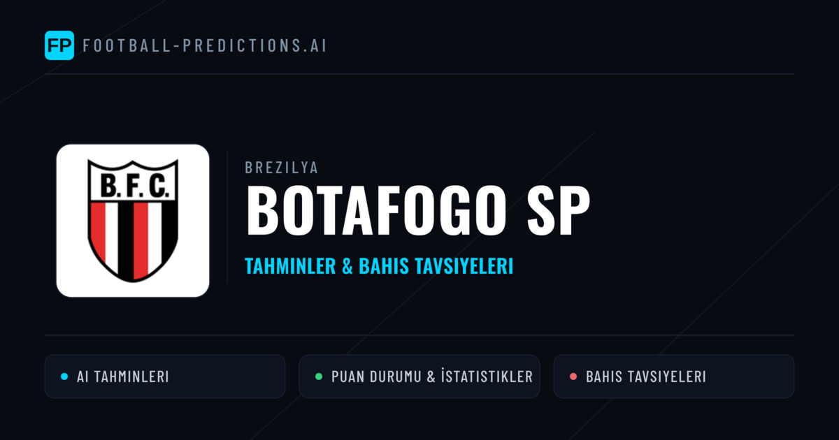 Botafogo SP Tahminleri & İstatistikler