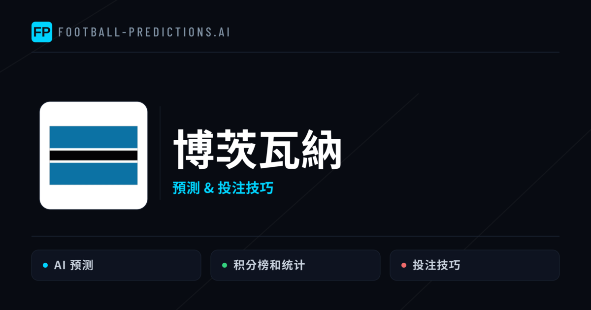 博茨瓦納 運彩分析｜足球預測與數據