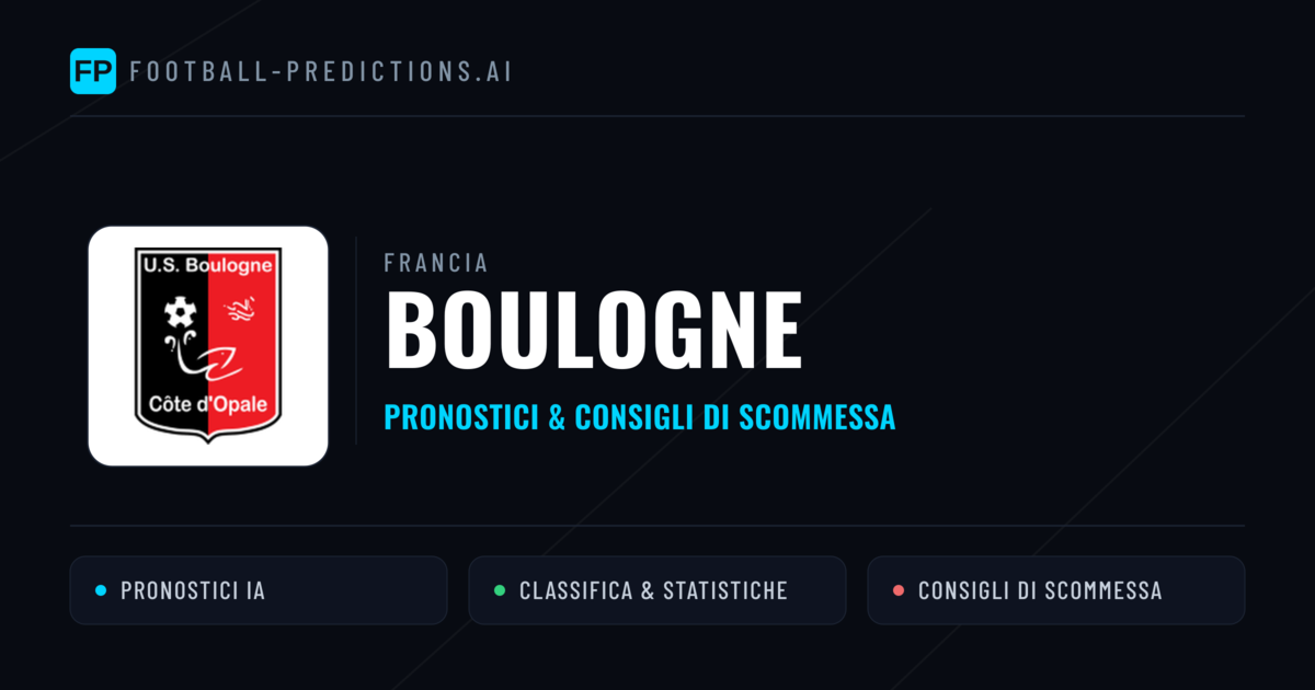 Pronostici e Statistiche Boulogne