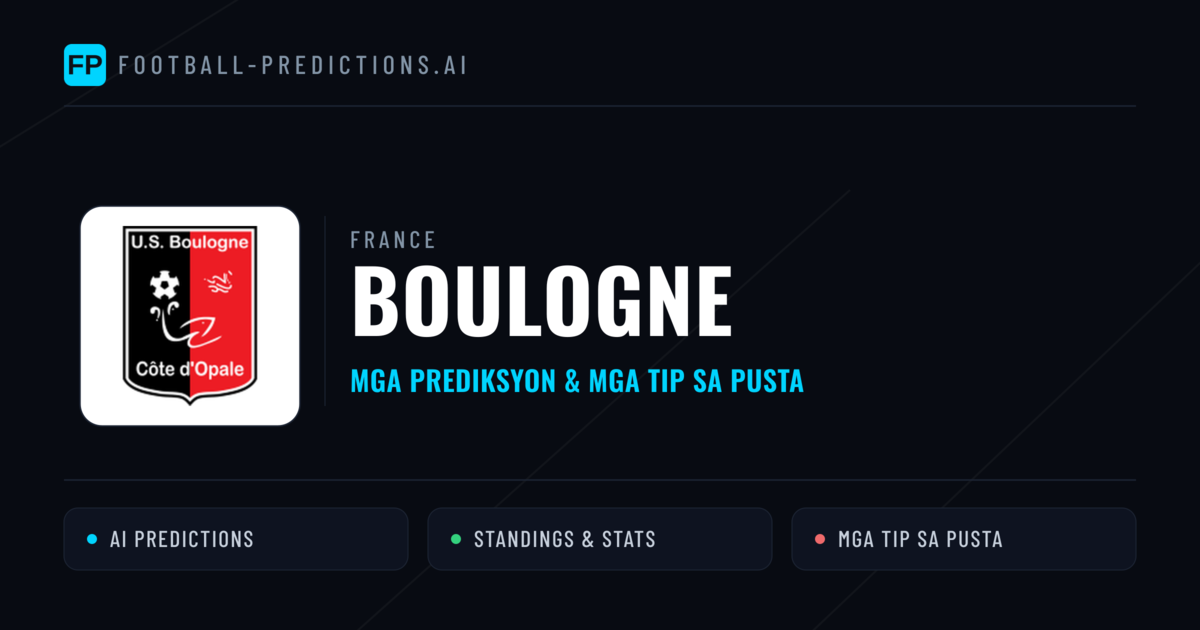 Boulogne Predictions & Stats
