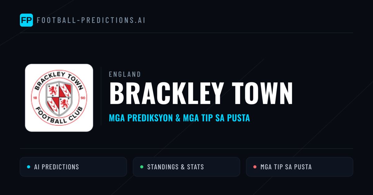 Brackley Town Predictions & Stats