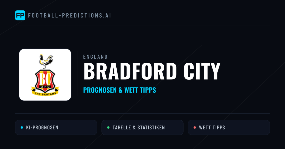 Bradford City Prognosen & Statistiken
