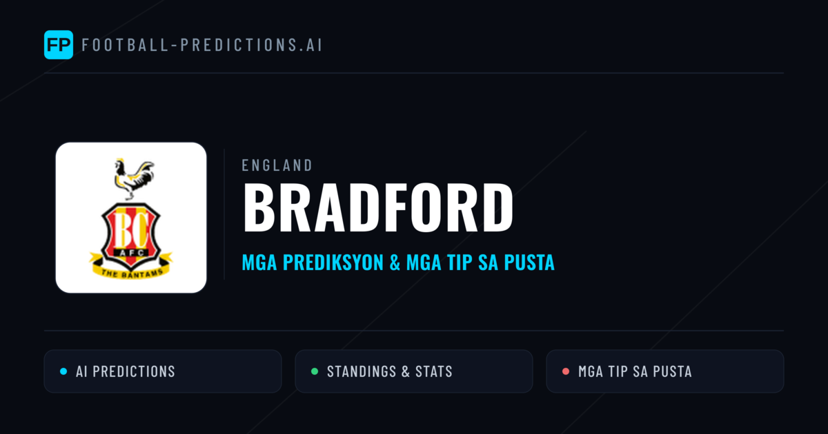 Bradford Predictions & Stats