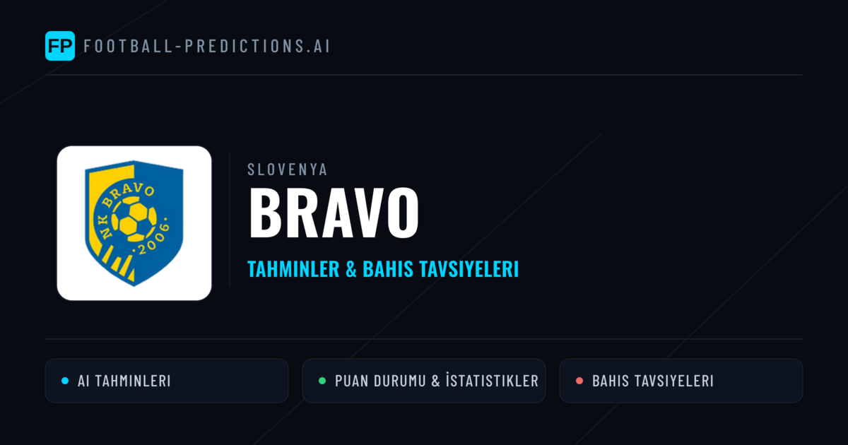 Bravo Tahminleri & İstatistikler