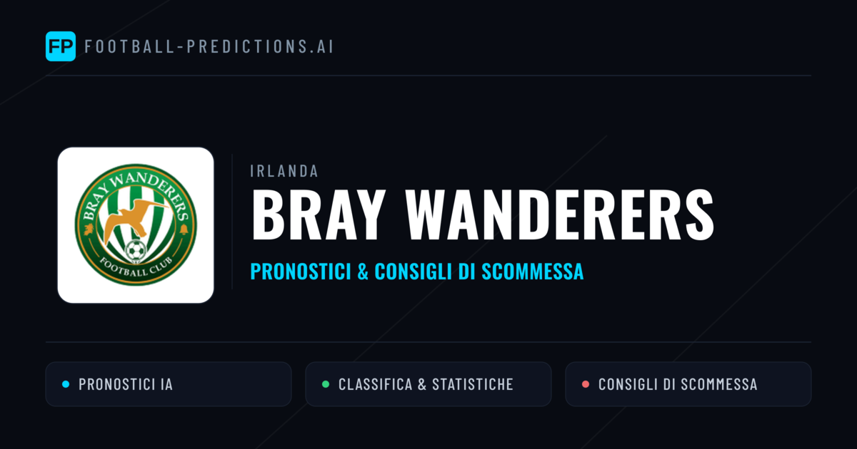 Pronostici e Statistiche Bray Wanderers