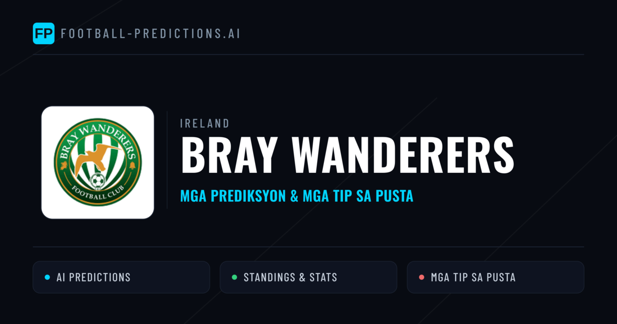 Bray Wanderers Predictions & Stats