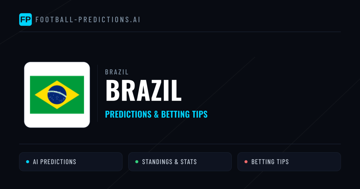 Brazil Predictions & Stats