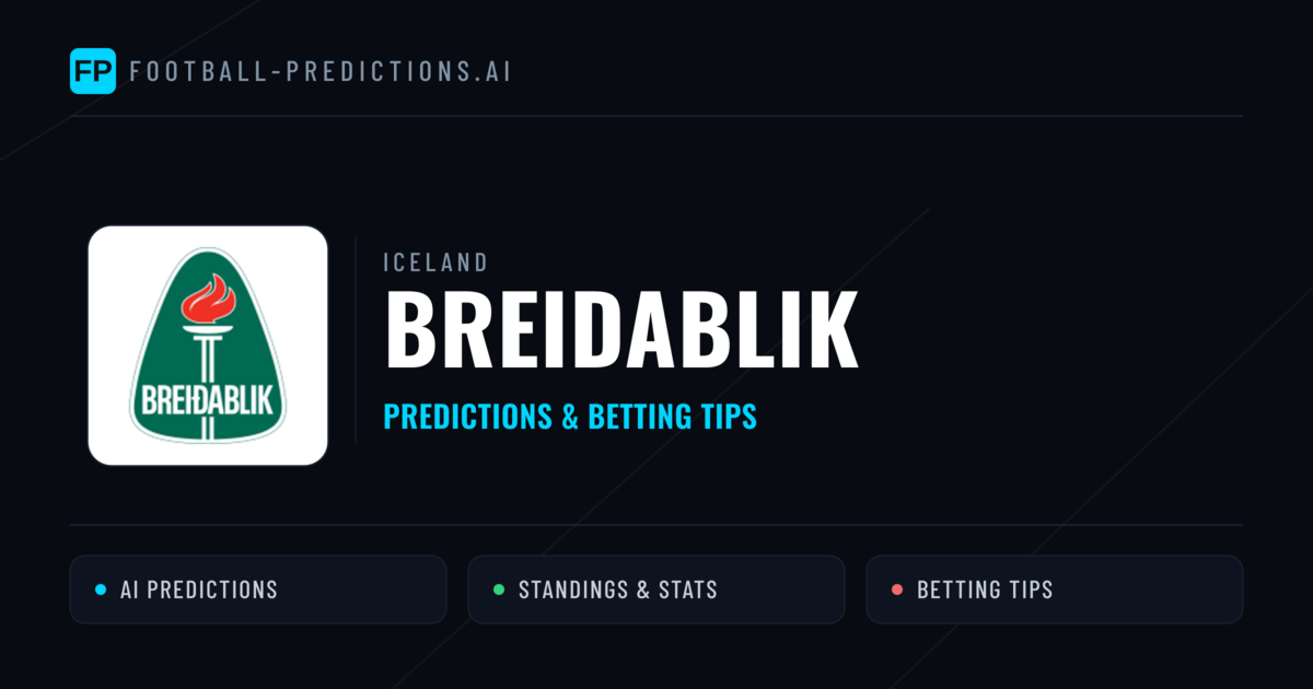 Breidablik Predictions & Stats