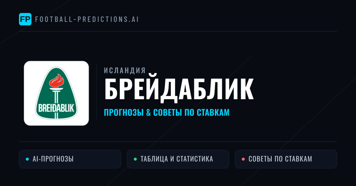 Брейдаблик прогнозы и статистика