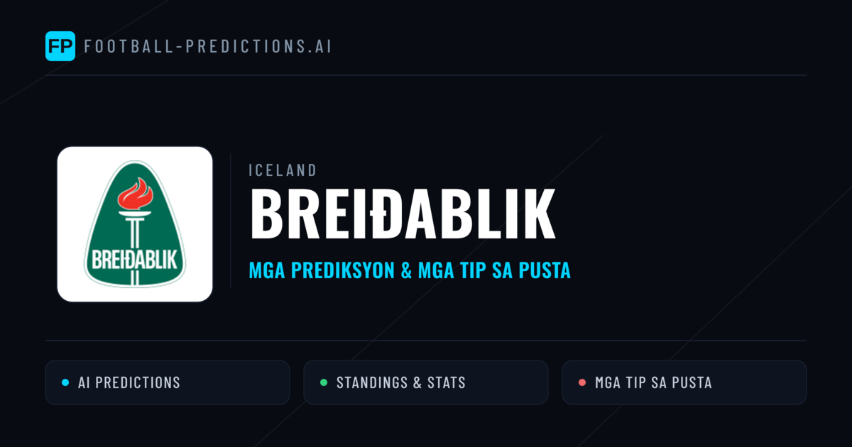 Breiðablik Predictions & Stats