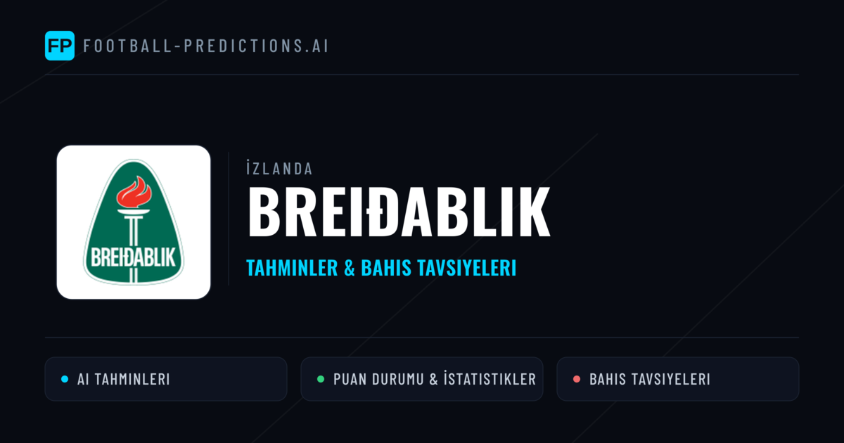 Breiðablik Tahminleri & İstatistikler