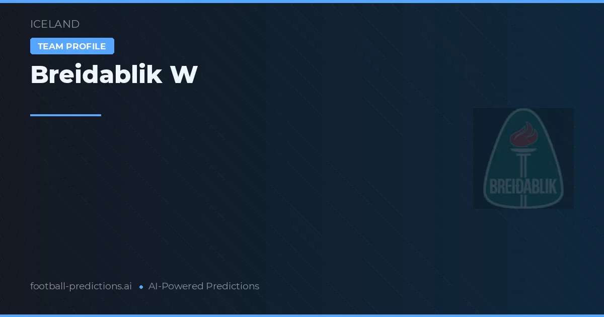 Breidablik W Predictions & Stats