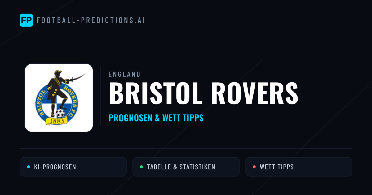 Bristol Rovers Prognosen & Statistiken