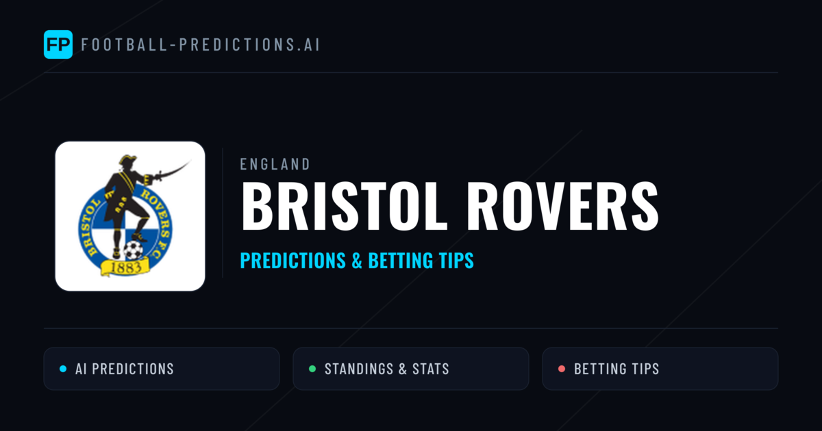 Bristol Rovers Predictions & Stats