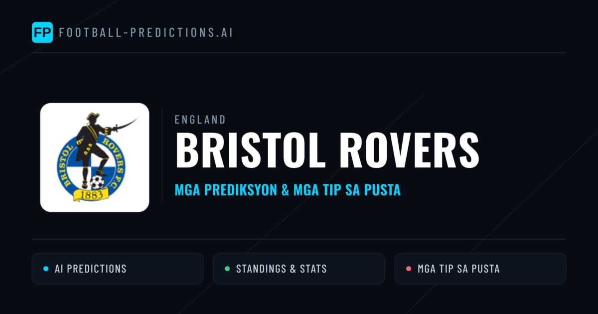 Bristol Rovers Predictions & Stats