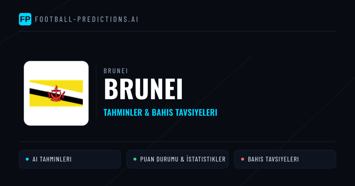 Brunei Tahminleri & İstatistikler