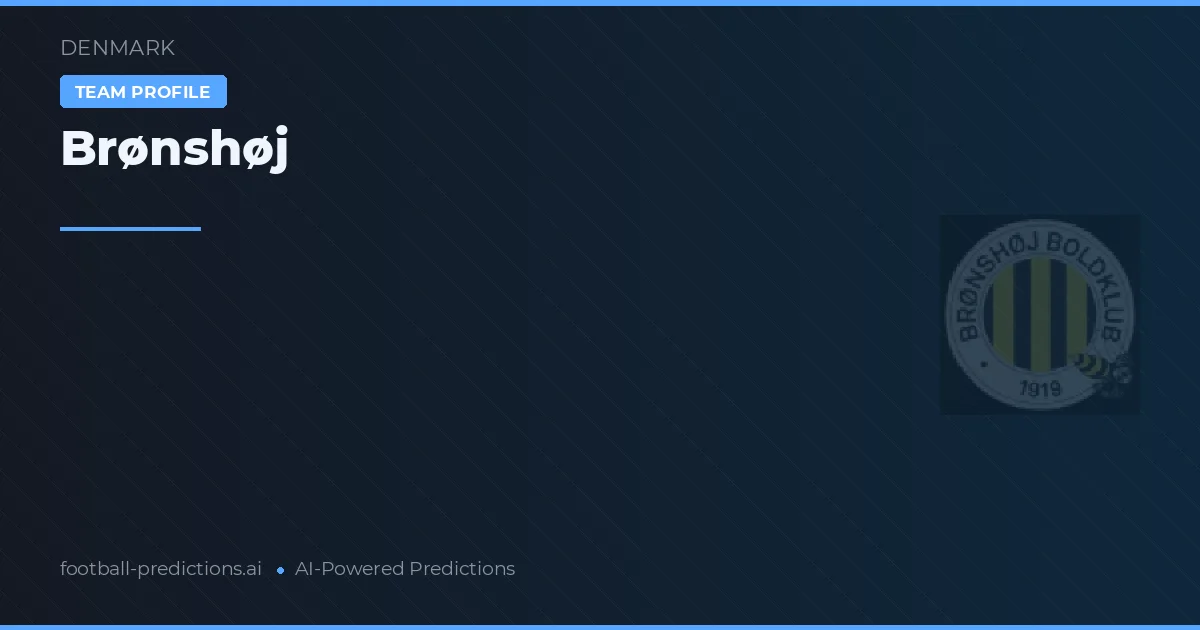 Brønshøj Prediksi & Statistik Piala Dunia