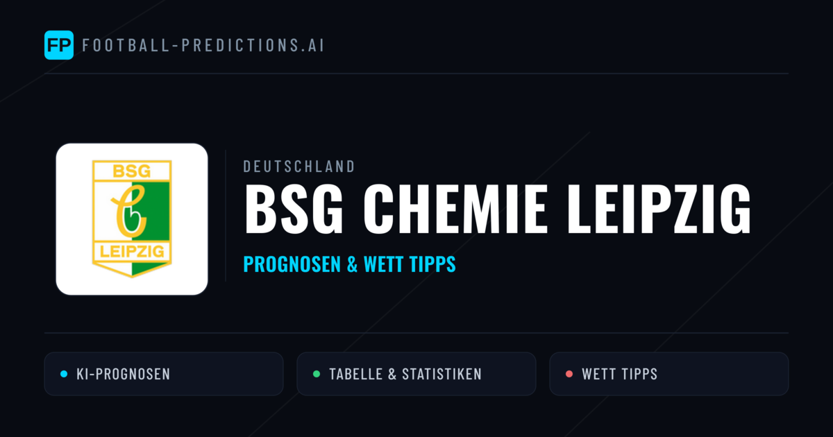 BSG Chemie Leipzig Prognosen & Statistiken
