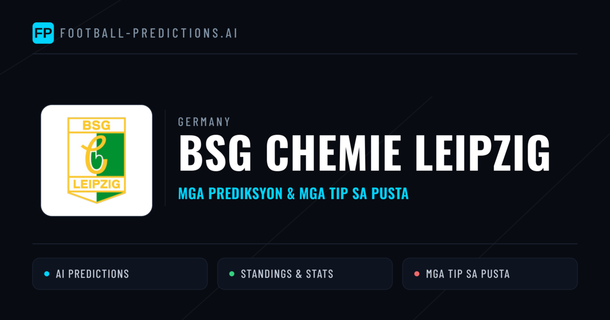 BSG Chemie Leipzig Predictions & Stats