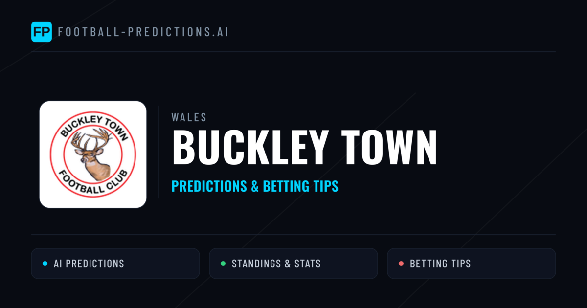 Buckley Town Predictions & Stats