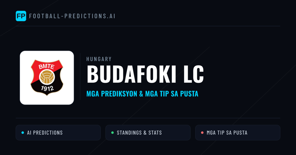 Budafoki LC Predictions & Stats