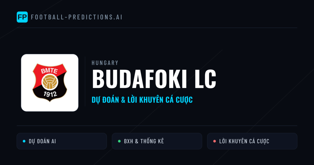 Budafoki LC Dự đoán & Thống kê