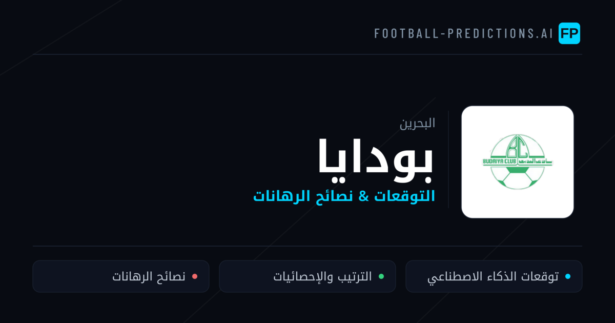 بودايا توقعات واحصائيات