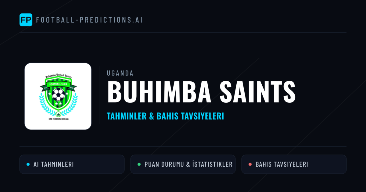Buhimba Saints Tahminleri & İstatistikler