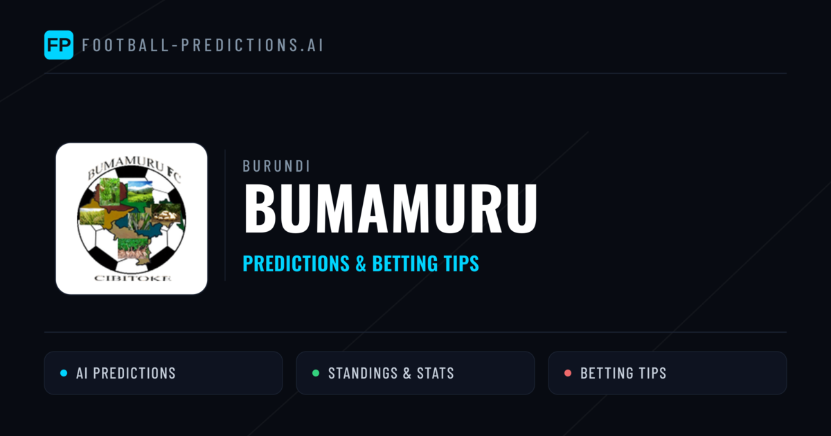 Bumamuru Predictions & Stats
