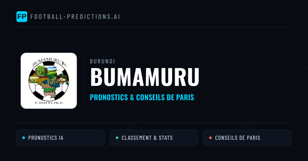 Bumamuru Pronostics & Statistiques