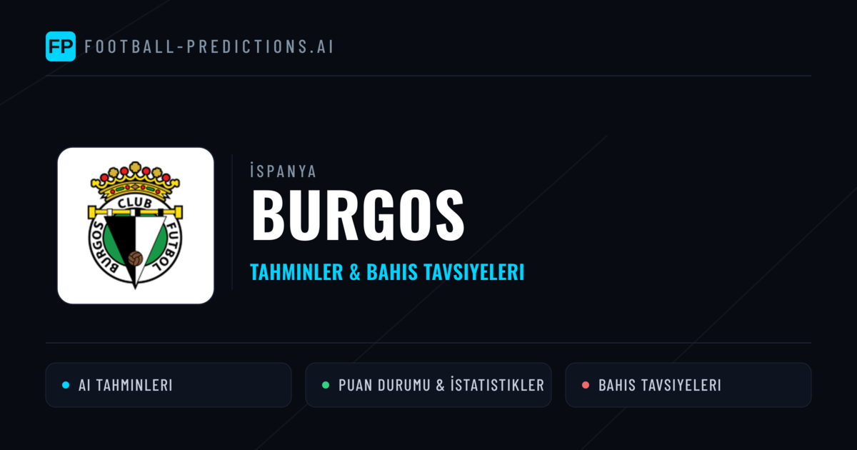 Burgos Tahminleri & İstatistikler