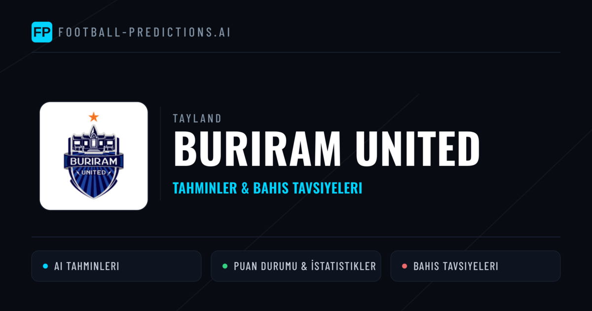 Buriram United Tahminleri & İstatistikler