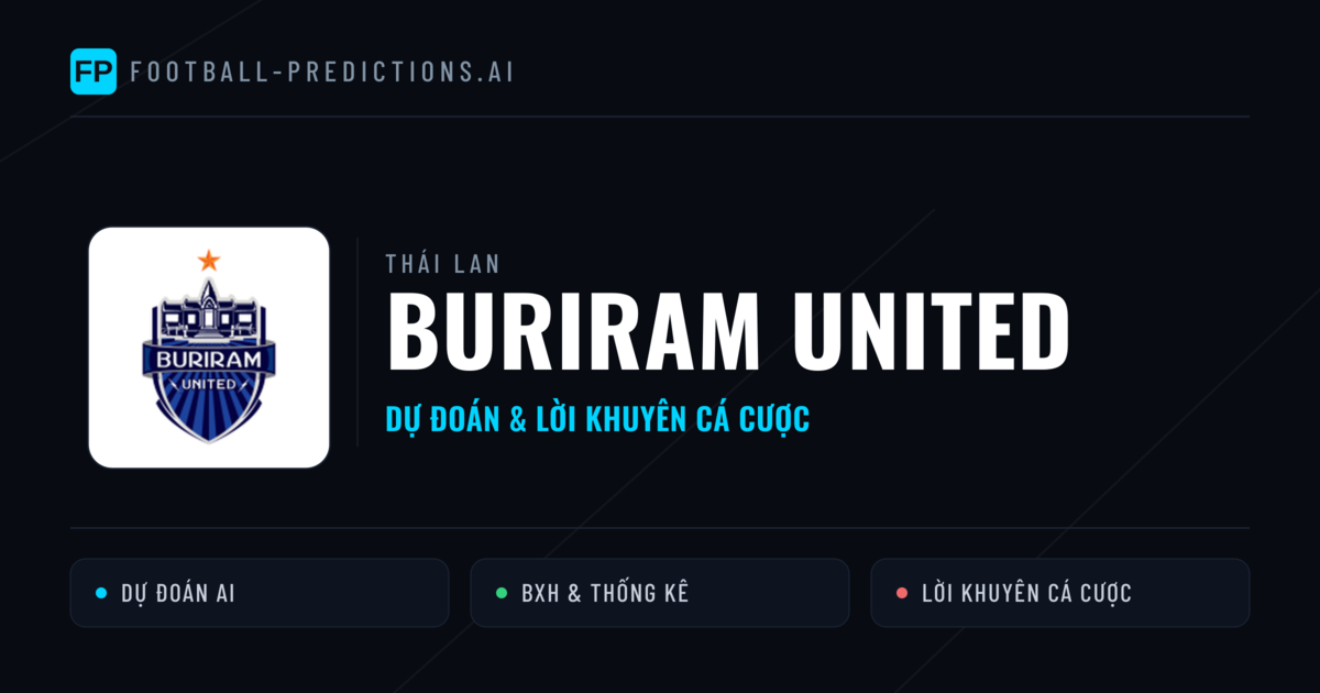 Buriram United Dự đoán & Thống kê