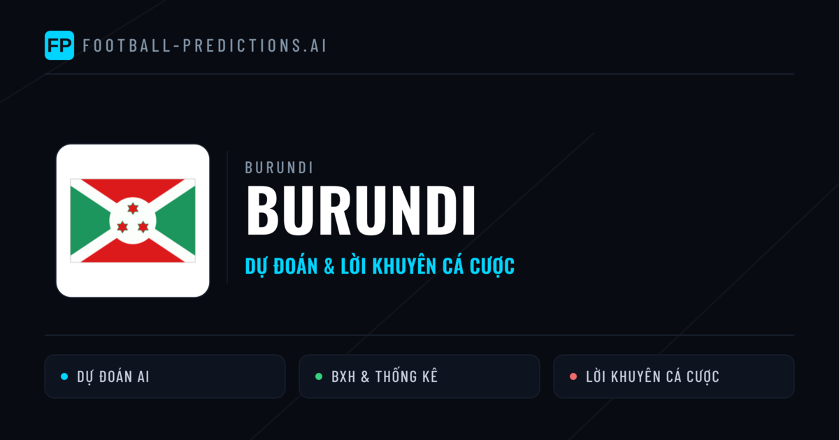 Burundi Dự đoán & Thống kê