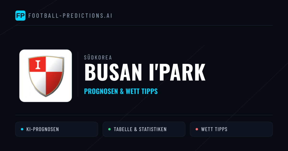 Busan I'Park Prognosen & Statistiken